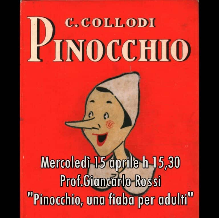 Unitre Città di Castello: due incontri su Pinocchio con il prof. Giancarlo Rossi