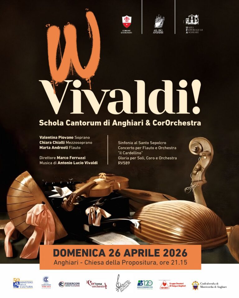 Anghiari, concerto dedicato a Antonio Vivaldi nella Chiesa della Propositura