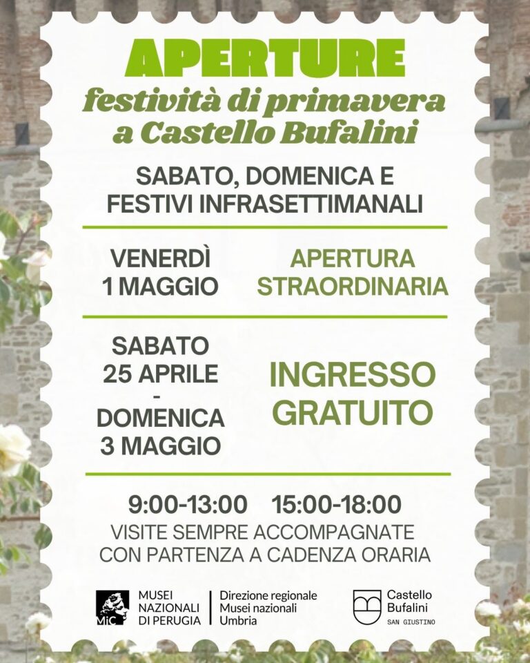 Ponti di primavera: Castello Bufalini apre le porte tra cultura e visite guidate