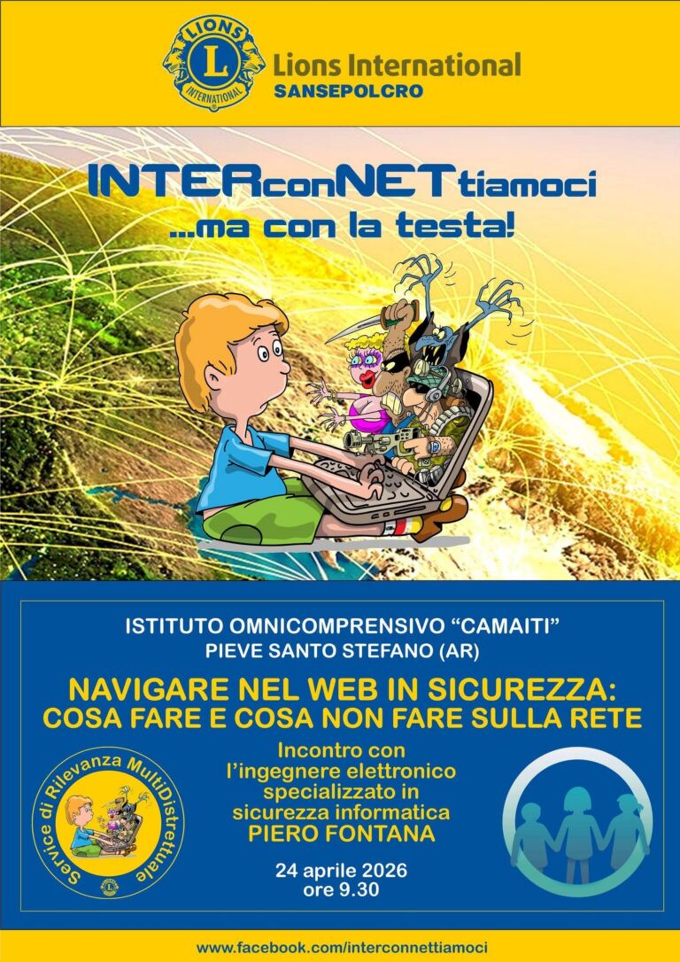 “Interconnettiamoci”: a Pieve Santo Stefano incontro sulla sicurezza online per i giovani