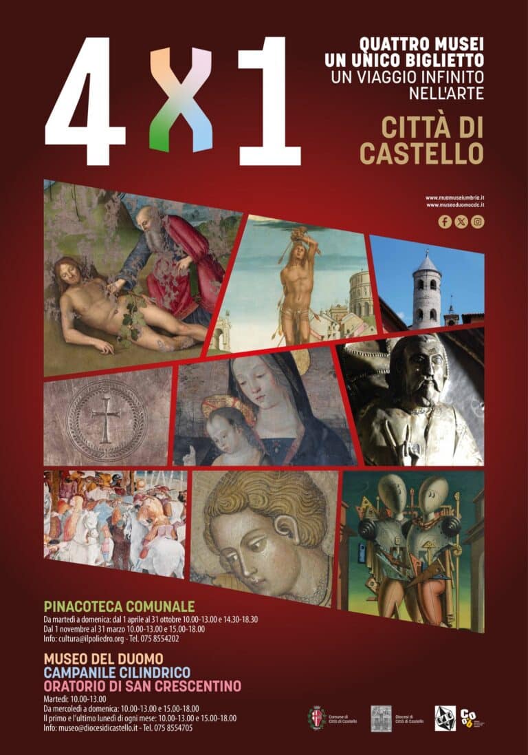 Viaggio nell’arte: 4 musei con un solo biglietto a Città di Castello durante le festività del 25 aprile e 1° maggio