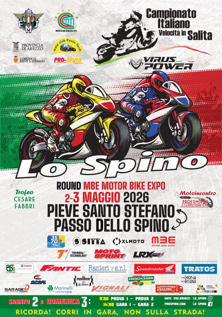 Torna “Lo Spino”: il grande spettacolo delle moto a Pieve Santo Stefano
