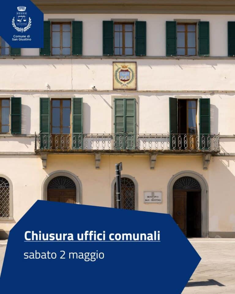 San Giustino, uffici comunali chiusi sabato 2 maggio: attivi i servizi essenziali
