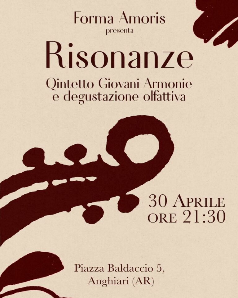 Anghiari, “Risonanze”: arte, musica e profumi per un’esperienza sensoriale
