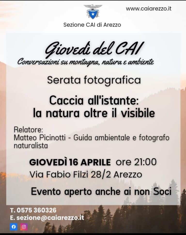 Caccia all’istante: la natura oltre il visibile: le foto di Matteo Picinotti al Cai di Arezzo