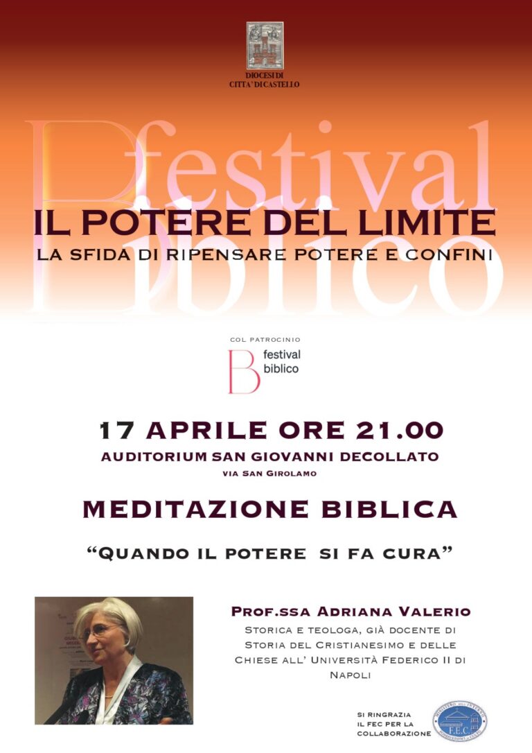 Città di Castello, Festival Biblico: riflessione e spiritualità nei nuovi appuntamenti