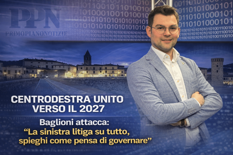Centrodestra unito verso il 2027, Baglioni punge il centrosinistra: “Litigano su tutto, spieghino ai cittadini come pensano di governare”