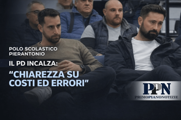 Polo scolastico di Pierantonio, il PD incalza: “L’Amministrazione chiarisca costi ed errori”