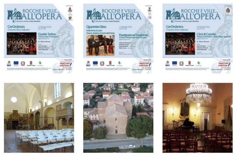 “Rocche e Ville all’Opera”, il tour musicale fa tappa tra Trasimeno, Gualdo e Città di Castello