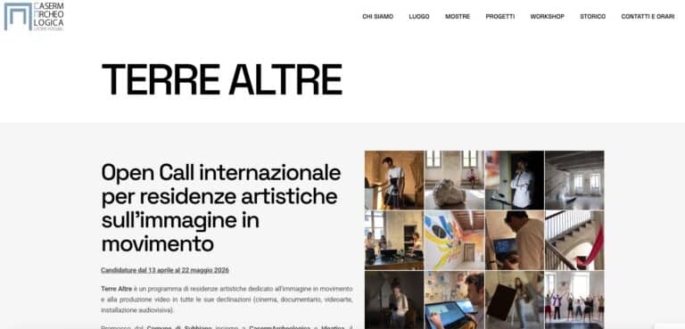 “Terre Altre”: open call internazionale per residenze artistiche tra Valtiberina e Casentino