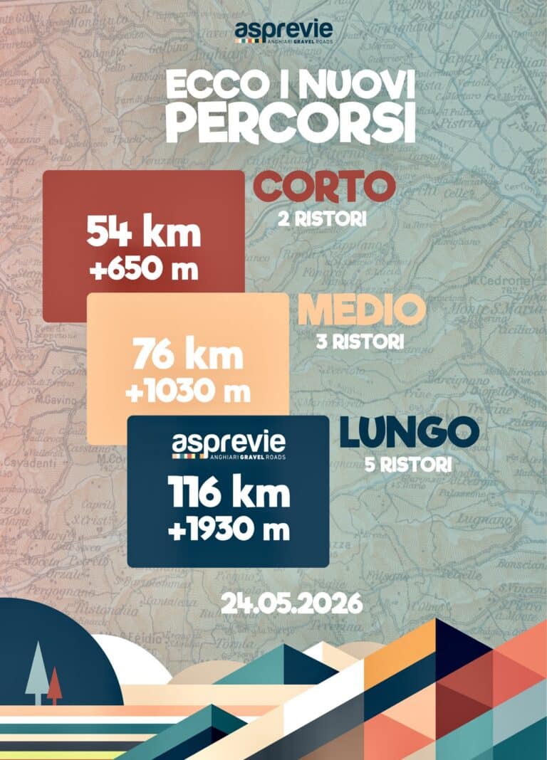 Asprevie 2026, svelati i nuovi percorsi: tre tracciati gravel tra Valtiberina e Lago di Montedoglio