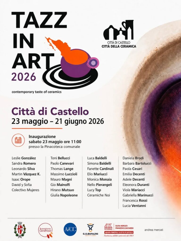 TazzinArt 2026: la ceramica contemporanea protagonista a Città di Castello