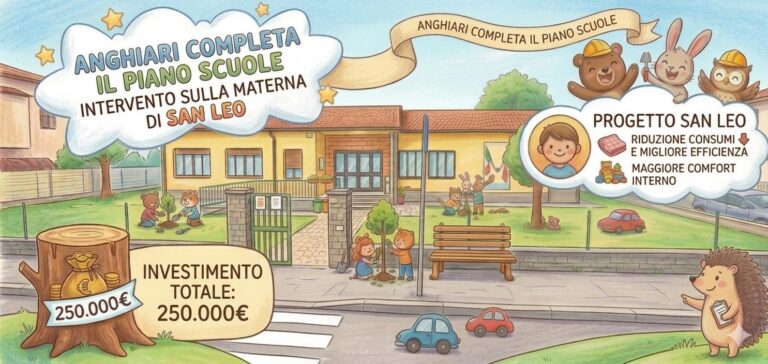 Anghiari, 250mila euro per la materna di San Leo: al via l’ultimo intervento del Piano Scuole