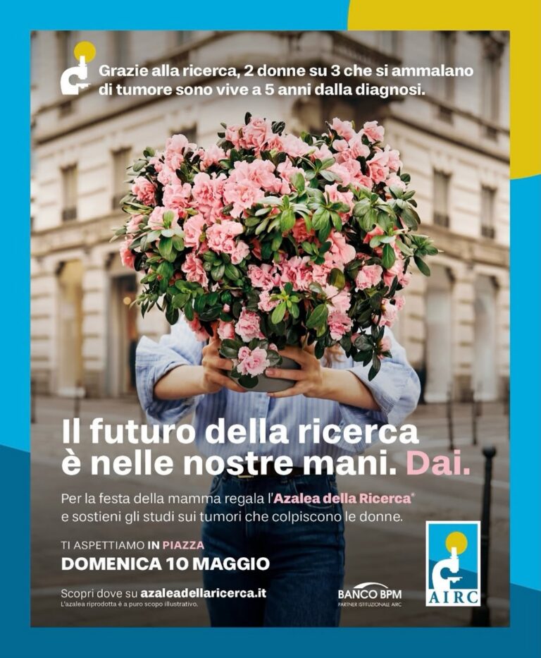 Ad Umbertide torna l’Azalea della Ricerca AIRC: volontari in piazza per sostenere la lotta contro i tumori femminili