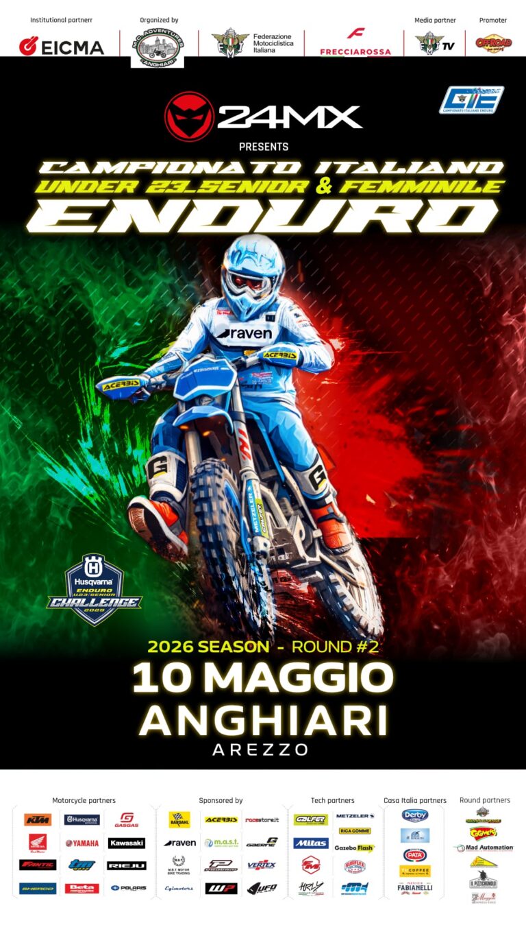 Anghiari, motori protagonisti: arriva il Campionato Italiano Enduro tra adrenalina e spettacolo