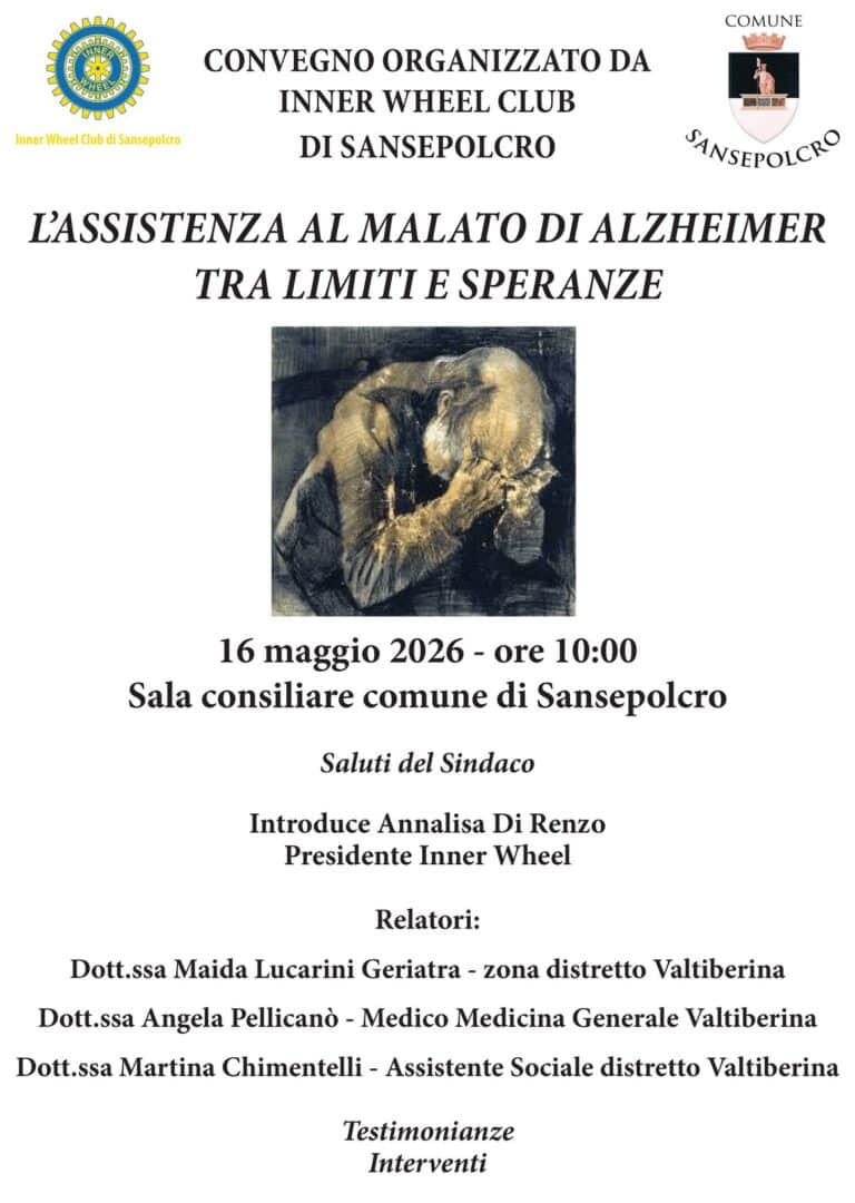 Sansepolcro, un convegno dedicato all’assistenza ai malati di Alzheimer
