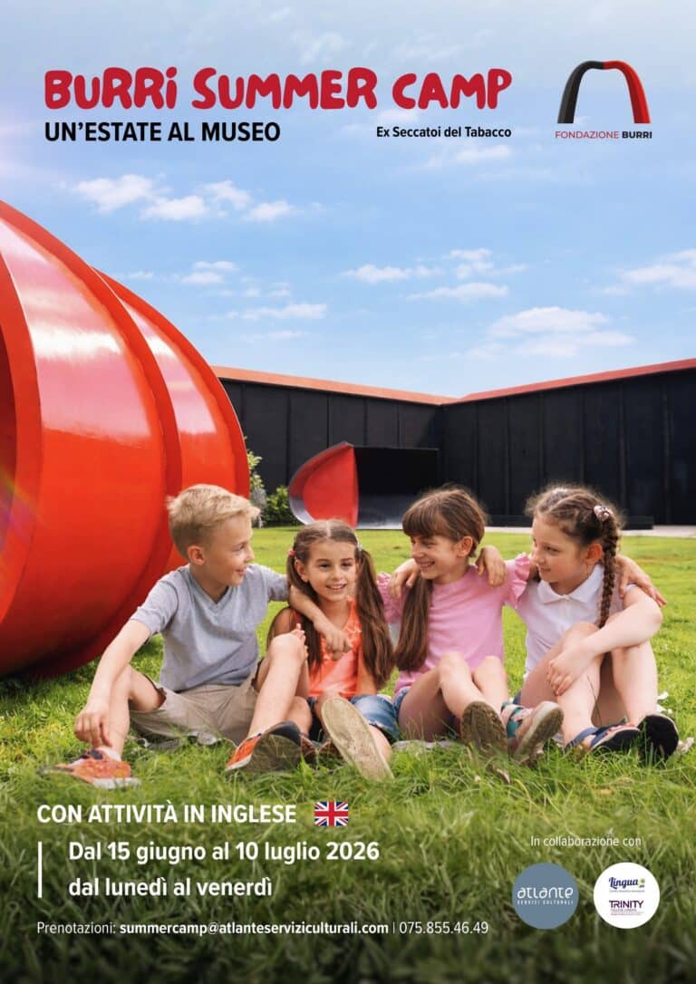 Burri Summer Camp 2026: un’estate tra arte, creatività e inglese agli Ex Seccatoi del Tabacco