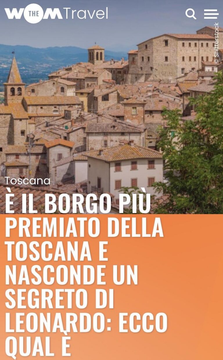 Anghiari, il borgo dei record: “il più premiato della Toscana” secondo The Wom Travel