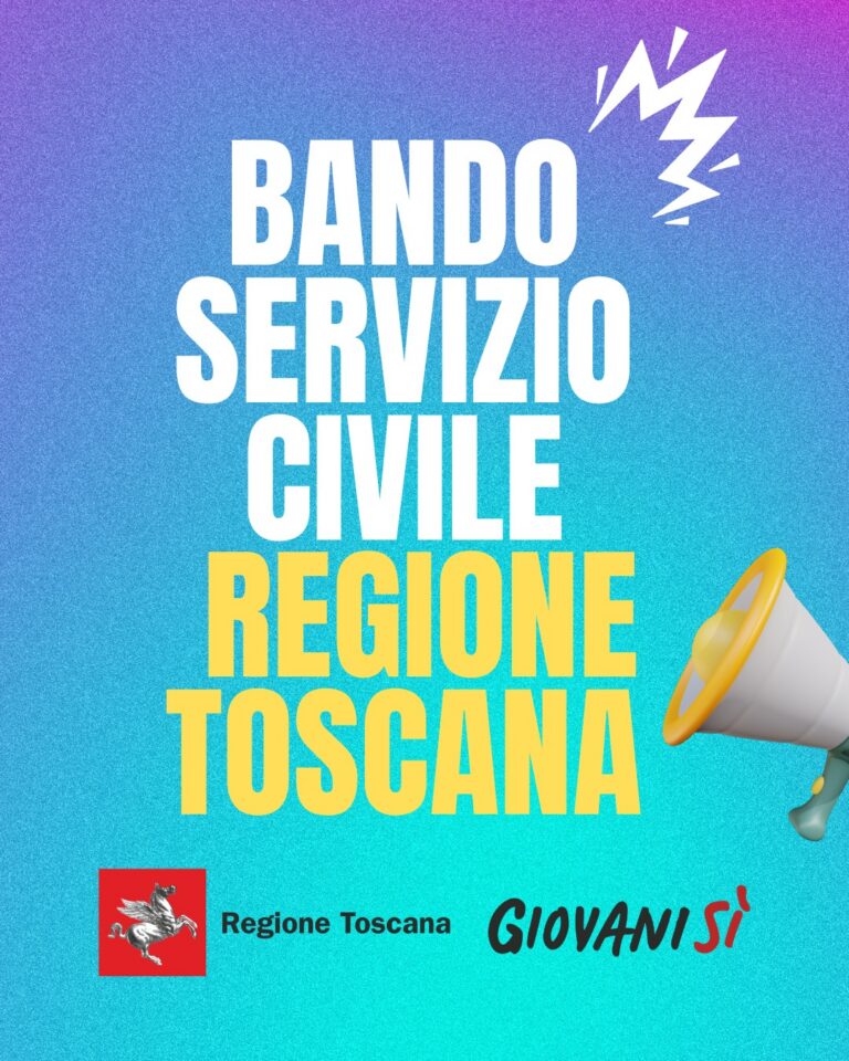 Servizio Civile Regionale, aperto il bando in Toscana: opportunità per i giovani anche a Sansepolcro