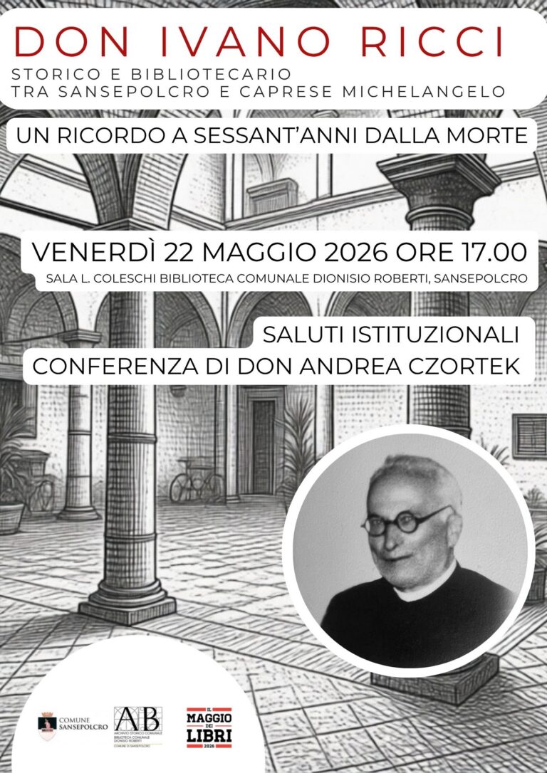 A Sansepolcro un ricordo di Don Ivano Ricci: conferenza a 60 anni dalla scomparsa