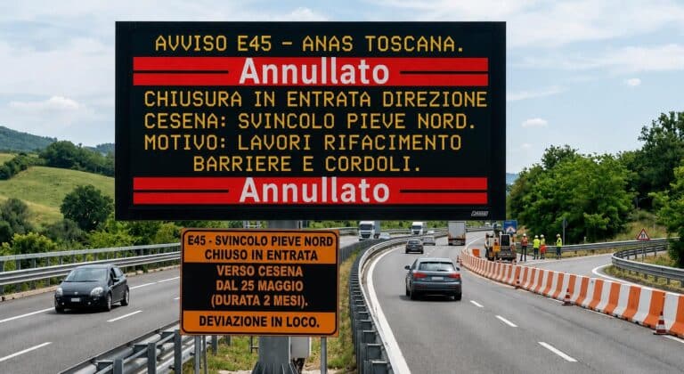 Pieve Santo Stefano, rinviata la chiusura dello svincolo Pieve Nord in direzione Cesena