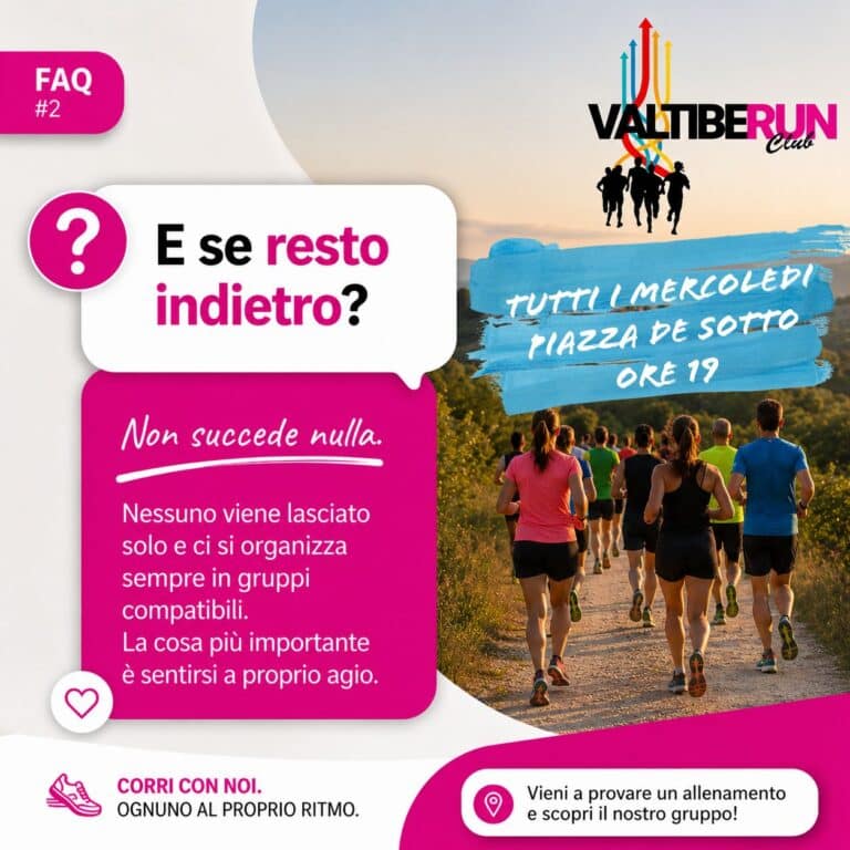 ValtibeRun Club: a Città di Castello nessuno resta indietro