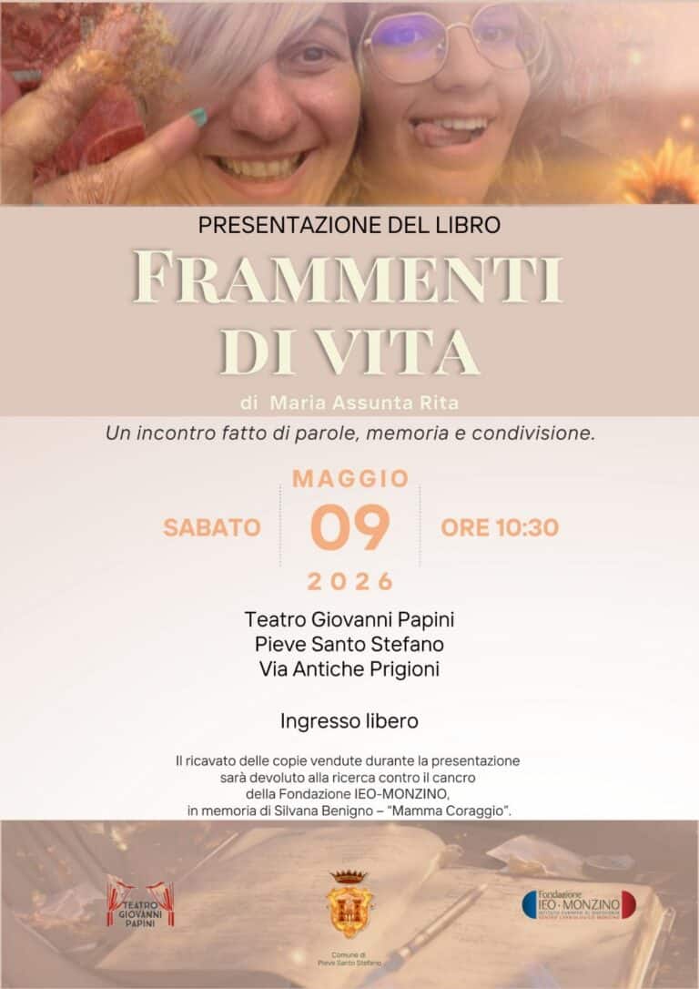 Il ricordo di Silvana diventa solidarietà: due eventi tra Pieve Santo Stefano e San Giustino per sostenere la ricerca