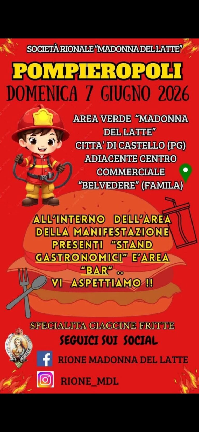 Tornano i “Pompieropoli”: il Rione Madonna del Latte accende la festa tra giochi, cibo e divertimento