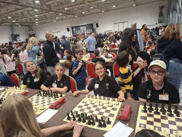 “Pedoni Scatenati” alle Finali Nazionali di scacchi: Umbertide tifa i piccoli campioni di Pierantonio