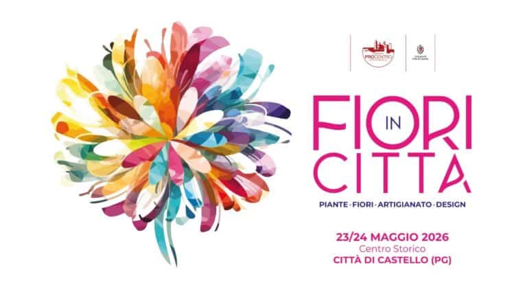 23 e 24 maggio torna a Città di Castello “Fiori in Città”: il centro storico si trasforma in giardino a cielo aperto