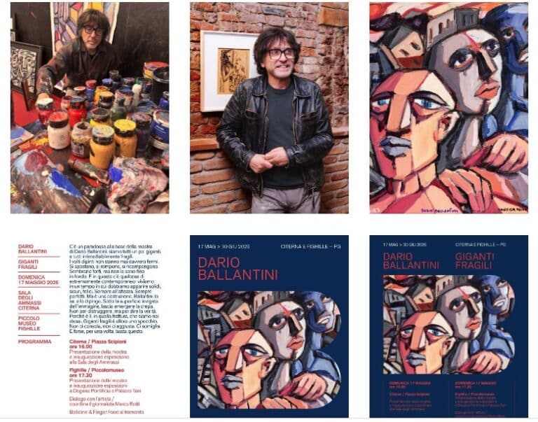 Dario Ballantini in mostra tra Citerna e Fighille: “Giganti fragili” racconta oltre quarant’anni di pittura