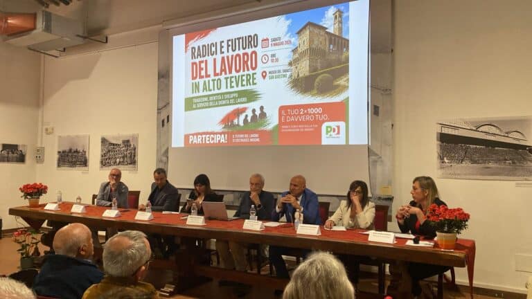 Lavoro, salari e sicurezza: il PD riunisce l’Alto Tevere a San Giustino per parlare di futuro
