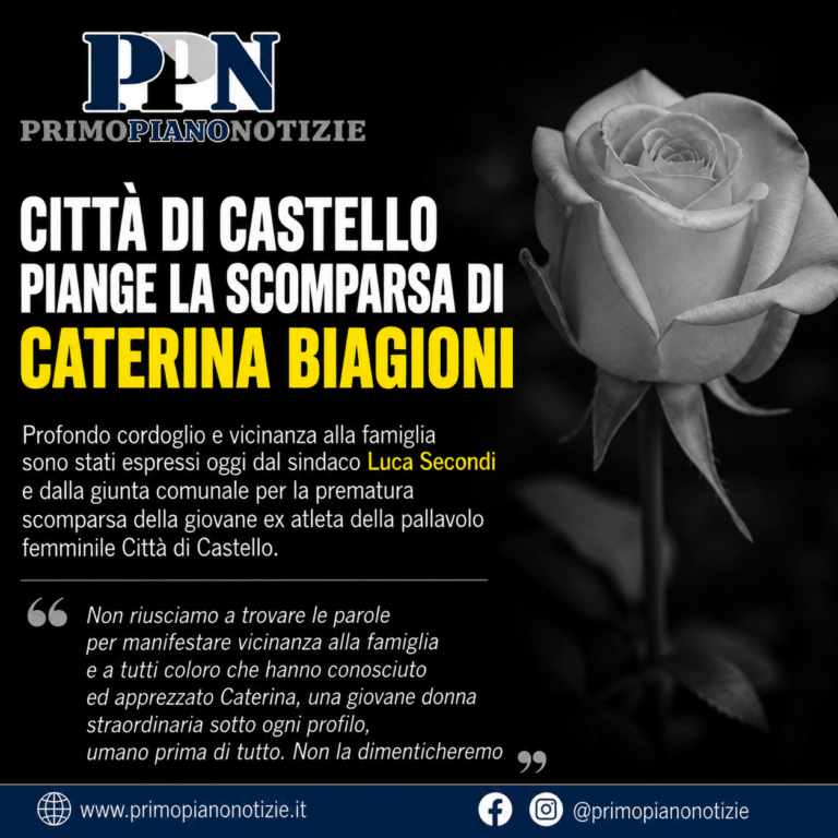 Città di Castello piange la scomparsa di Caterina Biagioni