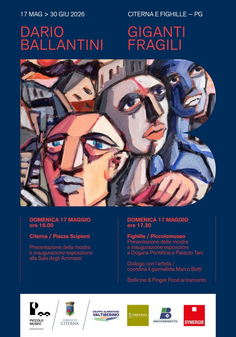 Dario Ballantini in mostra tra Citerna e Fighille: “Giganti fragili” racconta oltre quarant’anni di pittura