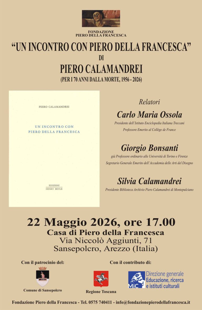 Alla Casa di Piero un incontro dedicato a Piero Calamandrei e alla “Madonna del Parto”