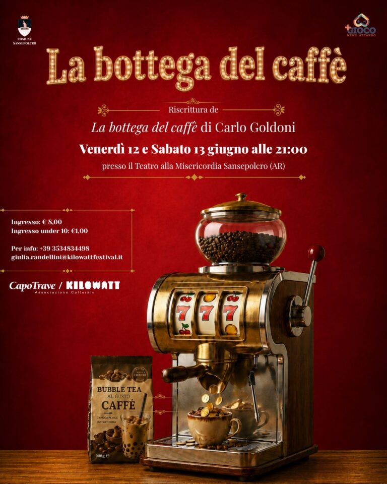 La Bottega del Caffè chiude l’anno della Scuola Comunale di Teatro di Sansepolcro