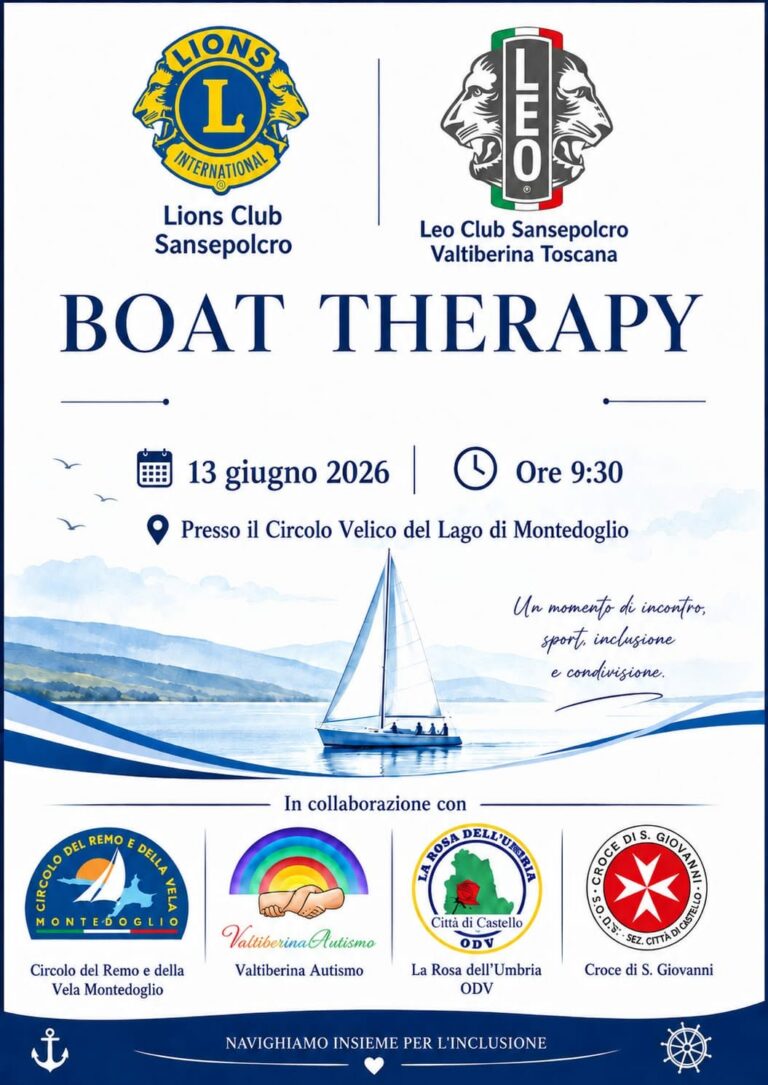 Boat Therapy al Lago di Montedoglio: una giornata di sport, inclusione e sorrisi per bambini e ragazzi