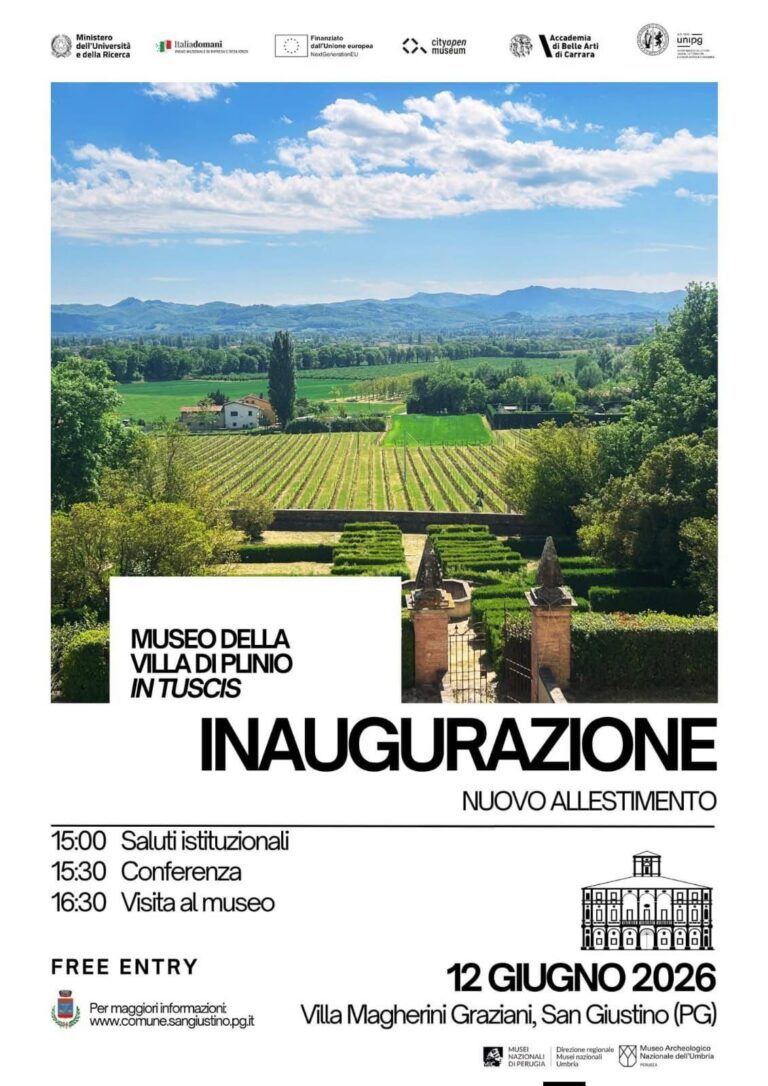 San Giustino inaugura il nuovo allestimento del Museo della Villa di Plinio in Tuscis