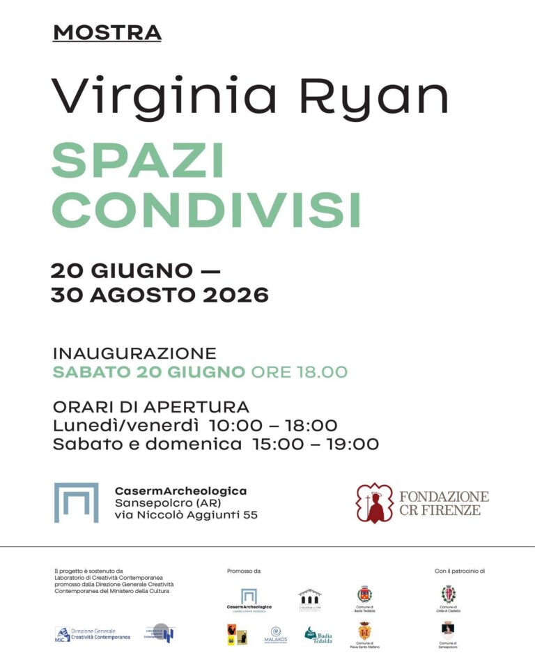CasermArcheologica apre le porte a Virginia Ryan: arte, migrazioni e memoria nella mostra “Spazi Condivisi”
