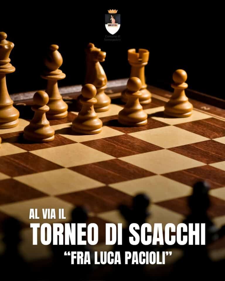 Sansepolcro, il Torneo Rapid “Fra Luca Pacioli” cresce e conquista il centro storico