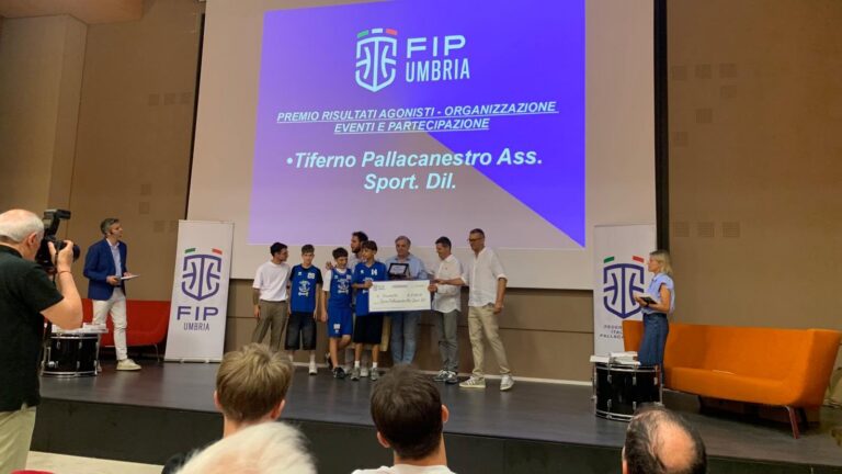 Tiferno Pallacanestro protagonista al Gran Galà del Basket Umbro