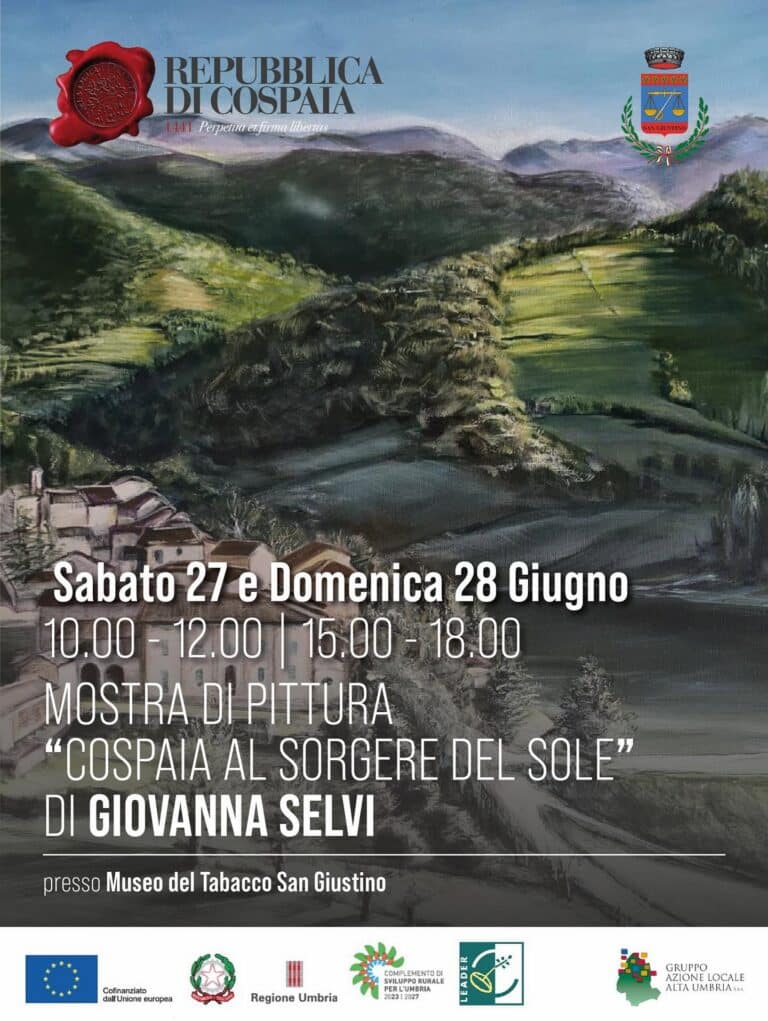 “Cospaia al sorgere del sole”: al Museo del Tabacco la mostra di Giovanna Selvi