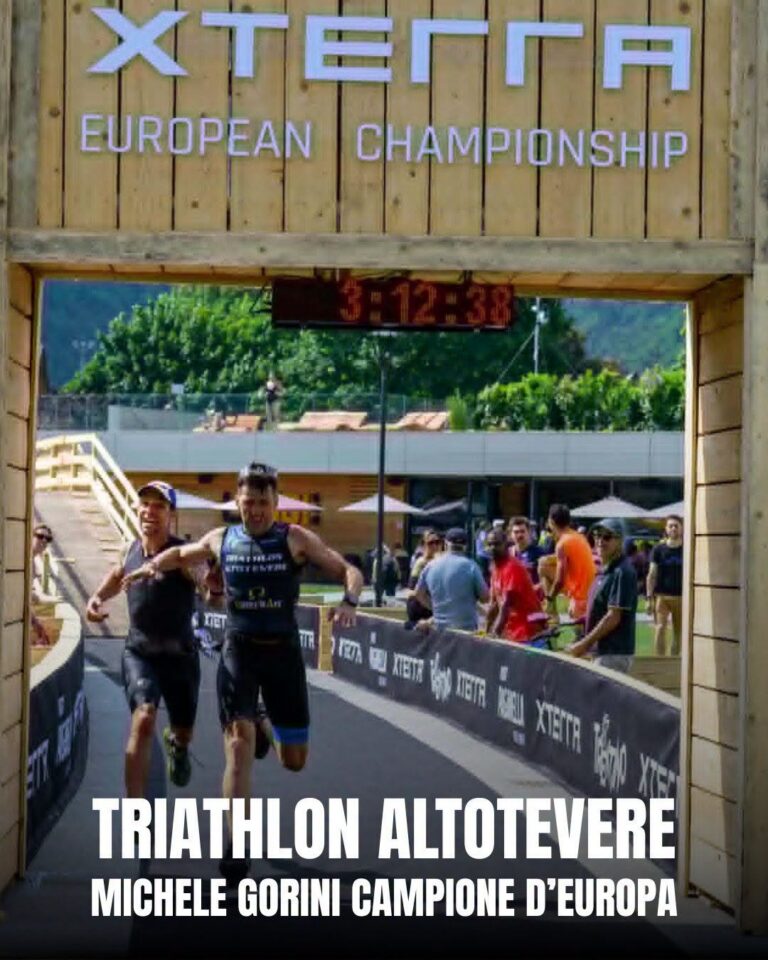 Michele Gorini campione d’Europa: il Triathlon Altotevere festeggia un’impresa storica