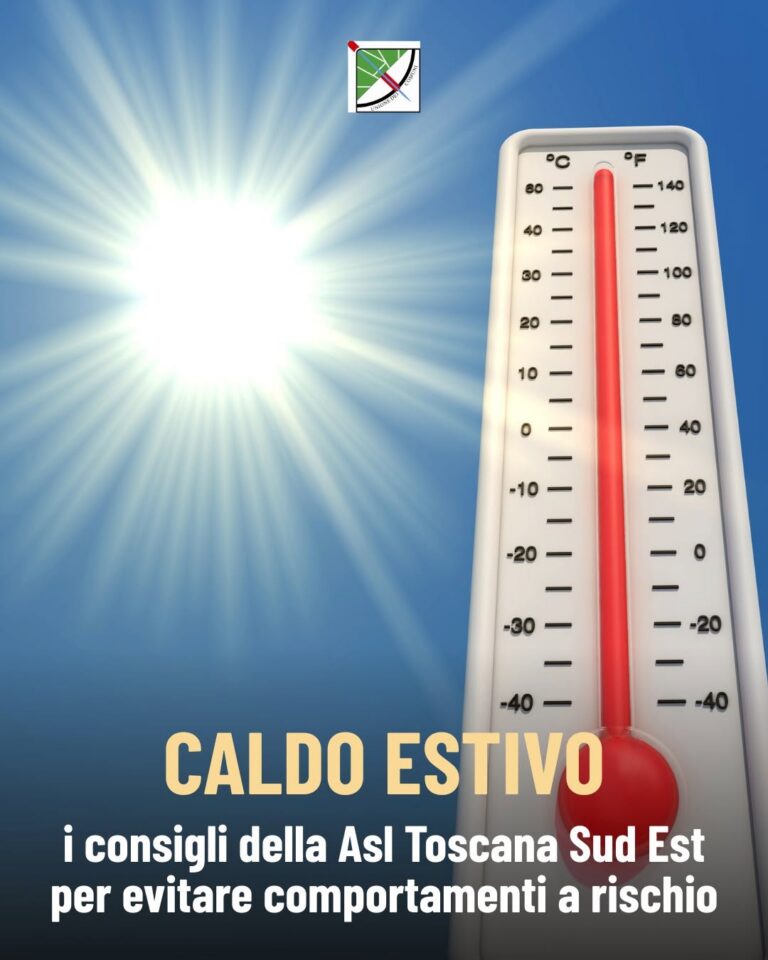 Caldo intenso, dalla Asl Toscana Sud Est le regole per affrontare l’ondata di afa