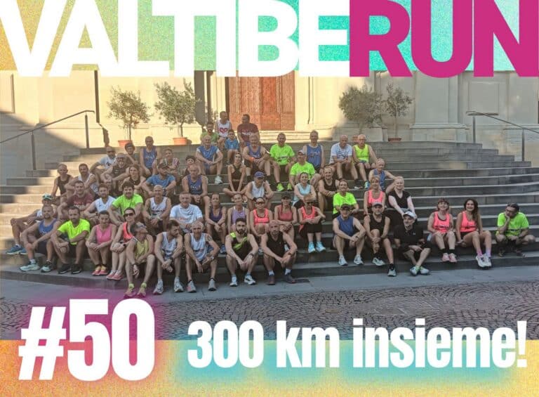 ValtibeRun Club, 50 uscite e 300 chilometri condivisi: il gruppo continua a crescere