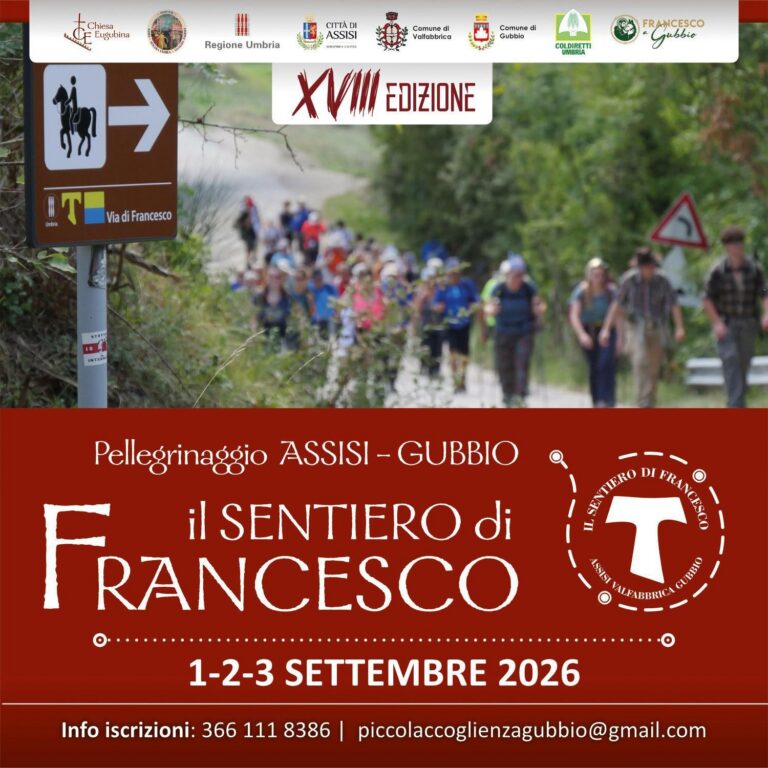 Il Sentiero di Francesco, aperte le iscrizioni al pellegrinaggio da Assisi a Gubbio