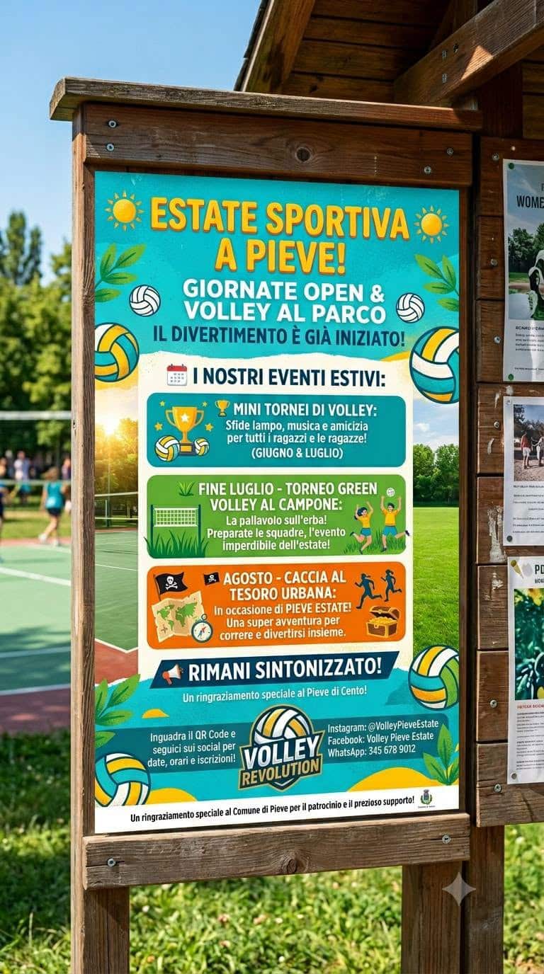 Volley al Parco, la Pallavolo Pieve accende l’estate tra sport e divertimento