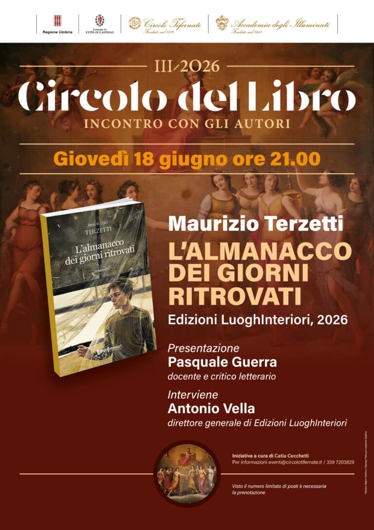 Il Circolo del Libro torna con Maurizio Terzetti: un viaggio tra memoria, poesia e giorni ritrovati