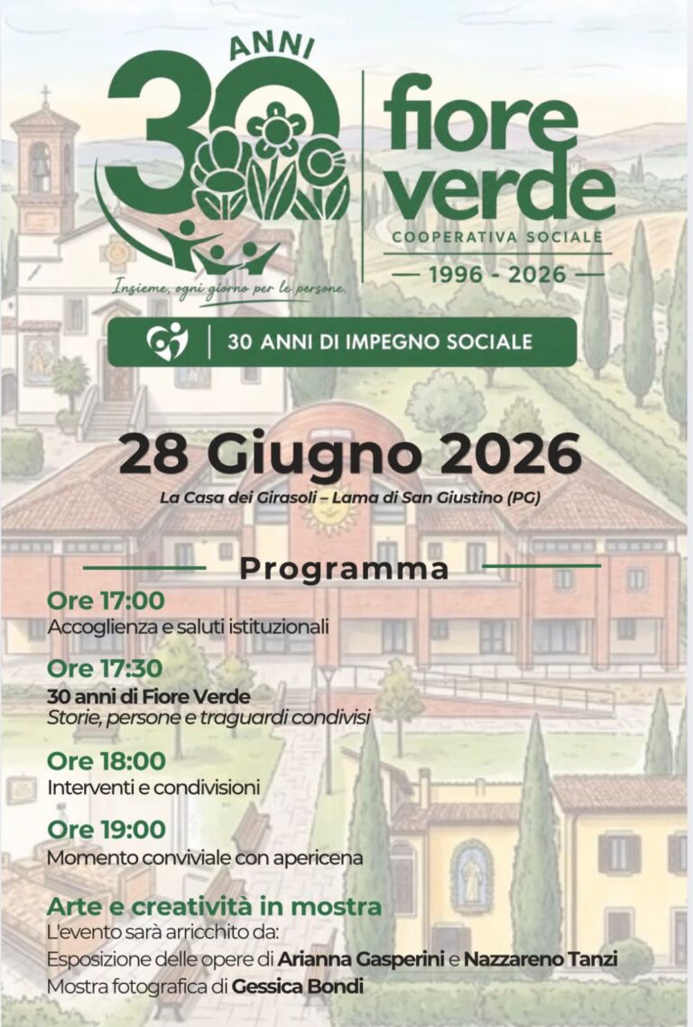 Fiore Verde compie 30 anni: una festa per raccontare una storia fatta di persone