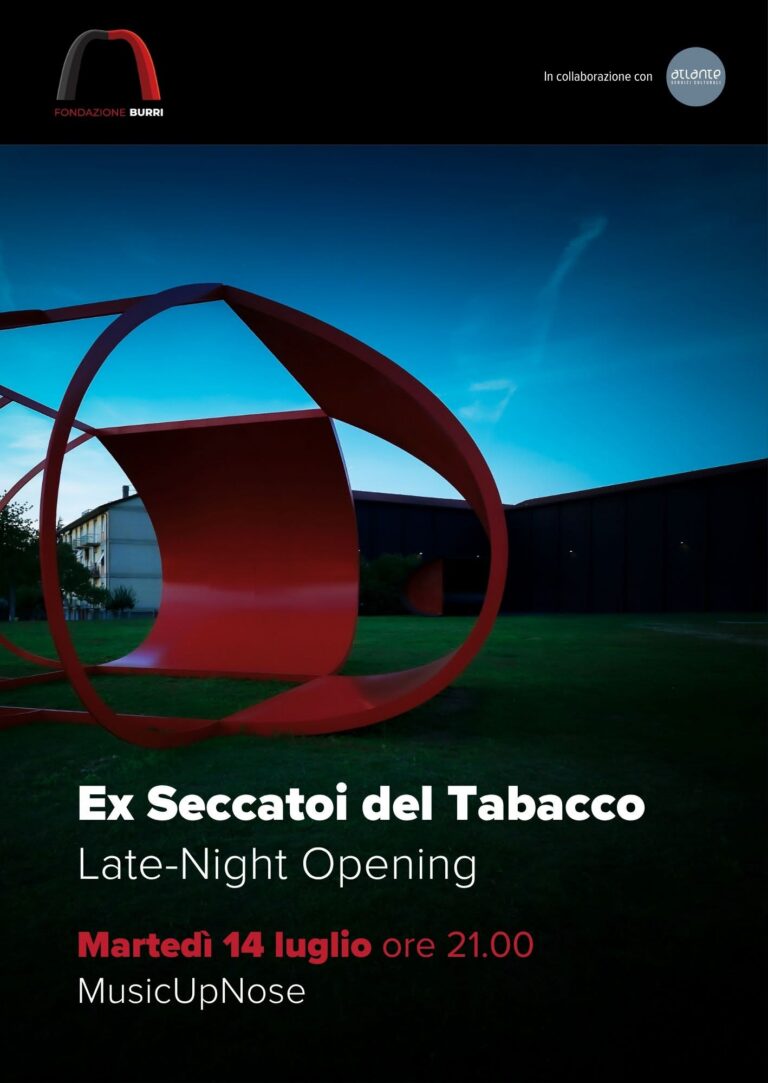 Ex Seccatoi del Tabacco: martedì 14 luglio apertura serale con visita guidata “MusicUpNose”